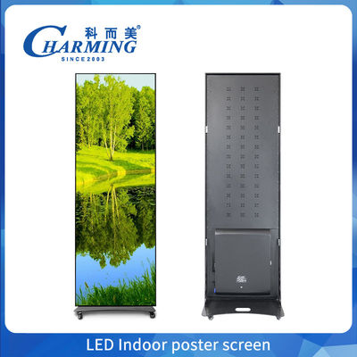 Cao độ phân giải nội thất poster quảng cáo màn hình LED lớn đứng bảng quảng cáo kỹ thuật số