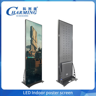 Màn hình hiển thị poster LED 4k di động P1.86, P2 Quảng cáo màn hình tường video LED
