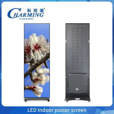 Màn hình poster trong nhà màn hình LED Video tường hiển thị với điện thoại di động điều khiển và tốc độ làm mới cao cho dễ dàng thiết lập và di động