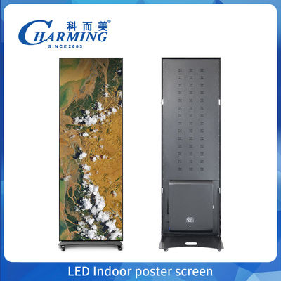 Màn hình hiển thị poster LED 4k di động P1.86, P2 Quảng cáo màn hình tường video LED