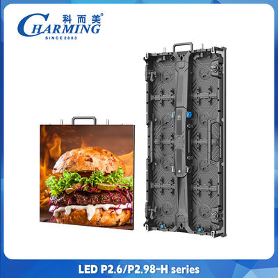 Cho thuê màn hình LED trong nhà ngoài trời đầy màu LED tường P2.6 Led Video tường 500x500mm Die Cast Aluminium màn hình hiển thị