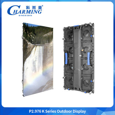 Bên ngoài P2.98 Cho thuê màn hình nhôm hợp kim chống nước Led Wall Event Stage Backdrop