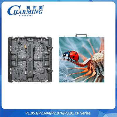 P2.6/2.976/3.91 Thay đổi khóa hai bước Đưa ngang 140 ° dọc 120 ° Với bảo trì phía trước và phía sau LED Video Wall