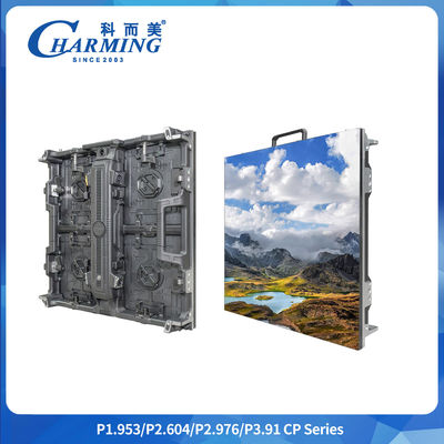 P2.9mm Full Color Led Panel Indoor Curved Backdrop Aluminum Cabinet Led Screen Display cho quảng cáo