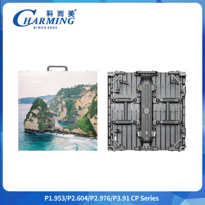 Sản xuất nhà máy P2.6-3.91Aluminum Alloy Full Colours 3d Curved 4k 4500Cd Indoor Video Display Thương mại Quảng cáo Sự kiện màn hình LED
