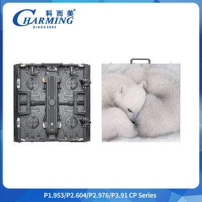 120° góc nhìn Phương diện nhôm LED cong P3.91 Indoor Hd Led Rental Led Display P2.98 Indoor Outdoor Stage Panel Với 7680 Hz