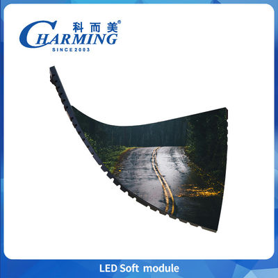 Hiệu suất cao P2.5 Mô-đun LED mềm trong nhà 800cd / m2 Mô-đun LED đầy màu sắc IP40 Mô-đun màn hình LED linh hoạt cho trung tâm mua sắm