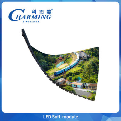 Ánh sáng và đầy màu sắc trong nhà 2.5mm LED Soft Modules P2.5 Flexible Led Digital Screen For Nightclub Design