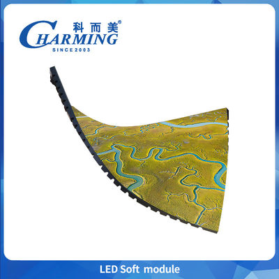 Mô-đun linh hoạt P2-P3.076 Mô-đun mềm LED trong nhà 16 bit Cao màu xám Scale Full Color Cho trung tâm mua sắm