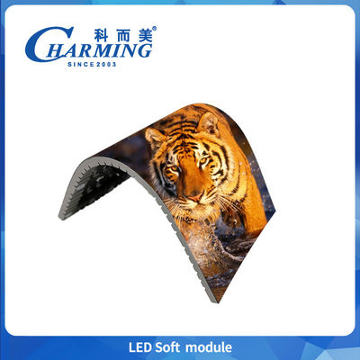 Mô-đun mềm LED trong nhà RGB P3 P3.076 P4 Khác biệt cao nối liền cho màn hình xoắn ốc
