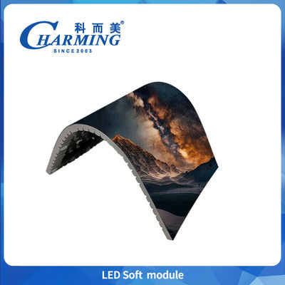 LED Soft Module P3 3Mm Indoor Full Color Display Board Curved Video Wall Flexible Led Screen Cho quảng cáo