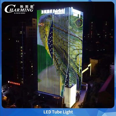 U38 Aluminium Alloy RGB Led Tube Light DC24V SPI Control cho tòa nhà