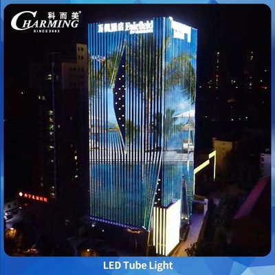 RGB hơn 50000Hours tuổi thọ mặt tiền dẫn ánh sáng cho khách sạn trang trí đường viền ngoài trời