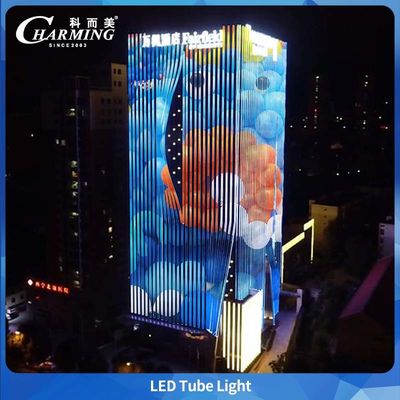 IP65 xếp hạng ngoài trời SPI 500/1000MM ống LED với phủ chống tia UV-PC cho quảng cáo ánh sáng rõ ràng và sáng