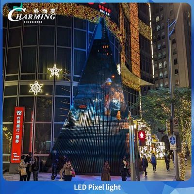 Đèn LED điểm ảnh ngoài trời 30mm RGB DC24V Điểm ảnh DMX cho Tòa nhà mặt tiền