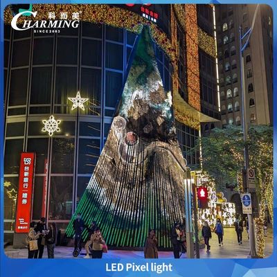 IP65 ngoài trời chống thấm xây dựng độ cao đèn pixel với màu hiển thị RGB