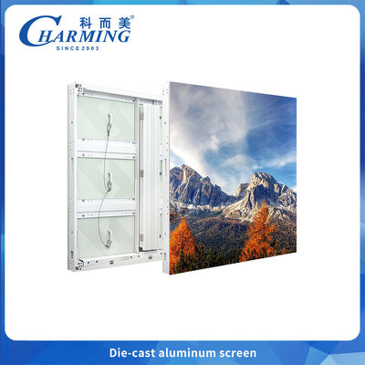 3d Bảng quảng cáo bên ngoài P6 Điện áp kép nguồn cung cấp LED màn hình 3m X 2m màn hình quảng cáo điện