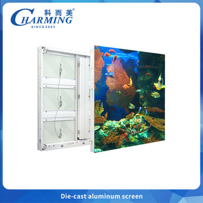3d Bảng quảng cáo bên ngoài P6 Điện áp kép nguồn cung cấp LED màn hình 3m X 2m màn hình quảng cáo điện