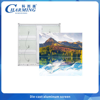 Màn hình LED ngoài trời mới nhất có khả năng cung điện P10 với độ tương phản cao và ghép góc 90 °, được xếp hạng IP65