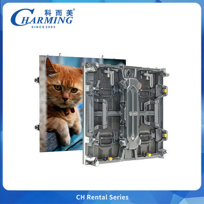 Màn hình LED sự kiện sân khấu ngoài trời chống nước IP65 đầy đủ màu sắc, kích thước 500x500mm, P3.91, Tường video quảng cáo ngoài trời cho thuê