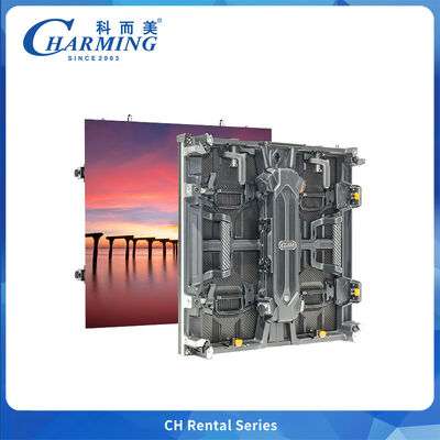 7680HZ ngoài trời P3.91 Cabinet cong / linh hoạt / góc phải với tay cầm mô-đun cho giai đoạn