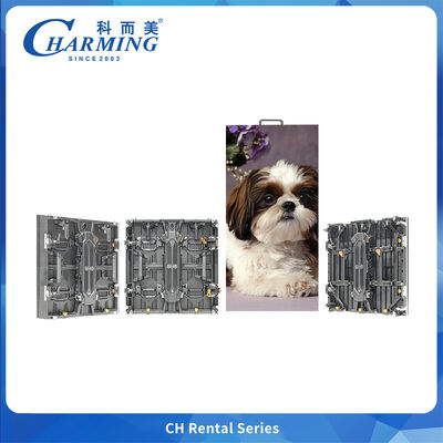 7680HZ ngoài trời P3.91 Cabinet cong / linh hoạt / góc phải với tay cầm mô-đun cho giai đoạn