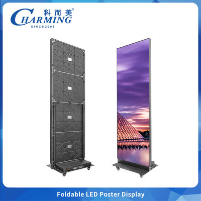 Màn hình LED Poster 7680Hz P2.5 Gập trong nhà Bảo trì mặt trước với GOB