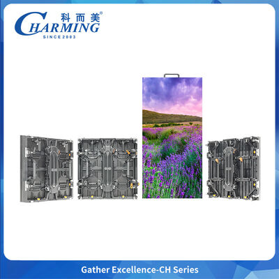 Bức tường video LED ngoài trời với tốc độ làm mới 7680Hz IP65 chống nước và kích thước tủ 500x500mm cho quảng cáo sôi động