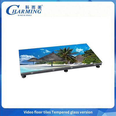 Sàn video LED kính cường lực với điểm ảnh P3.91, tần số quét cao 7680Hz và chống nước IP65 cho sự kiện câu lạc bộ đêm