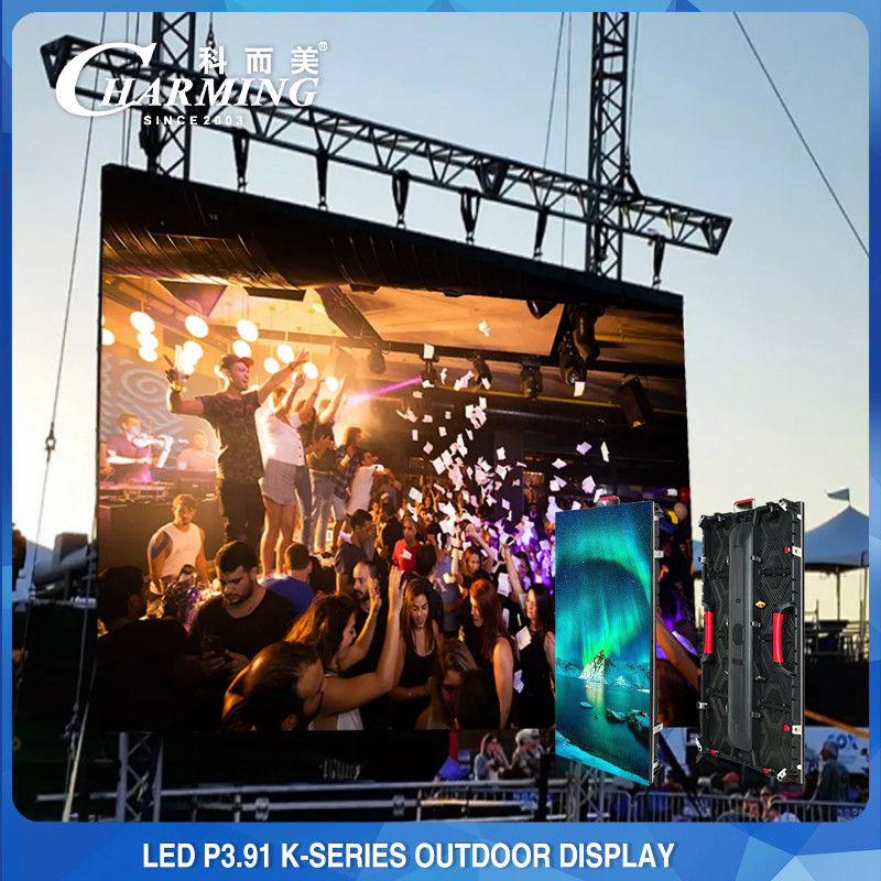 Bức tường Led sân khấu ngoài trời P3.91 Cho thuê Led Display 4K độ sáng cao
