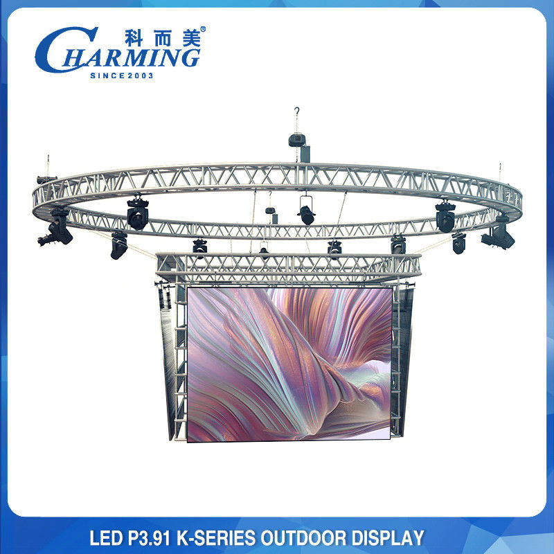 P3.91 Bảng nội thất cho các sự kiện ngoài trời Cho thuê màn hình tường video dẫn