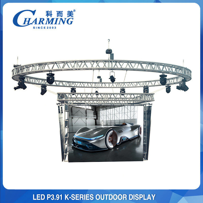 Buổi hòa nhạc P3.91 Màn hình tường video LED ngoài trời cho thuê sân khấu 3840Hz