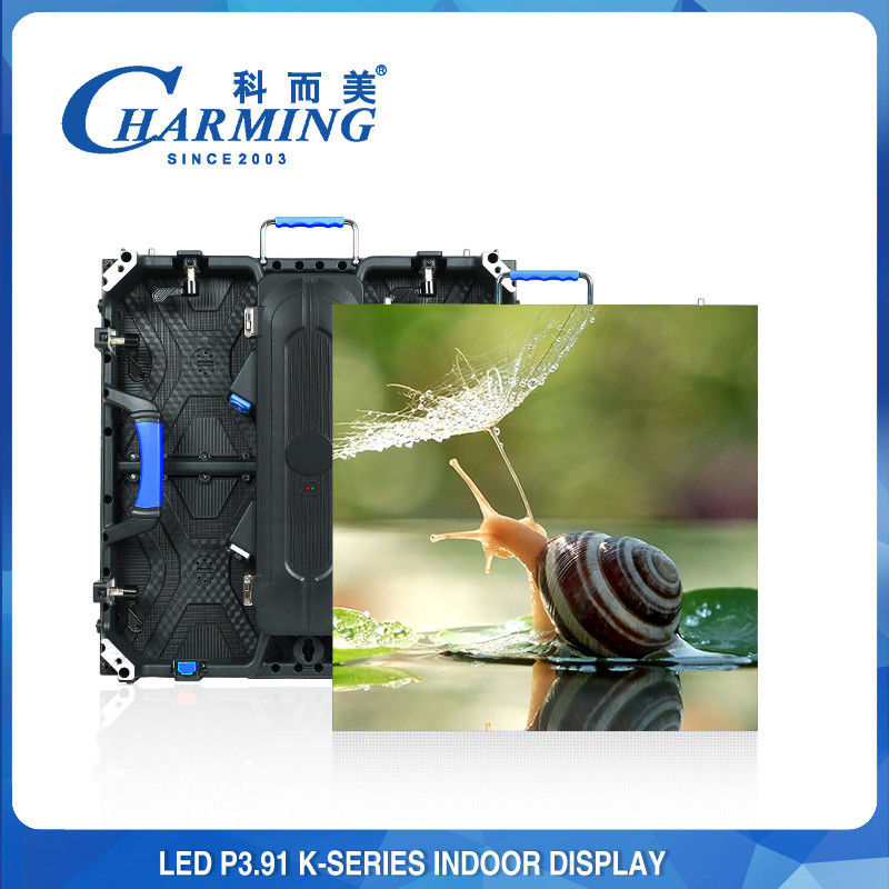 Màn hình treo tường video LED đủ màu làm mới cao 4K, Màn hình cho thuê LED P3.91