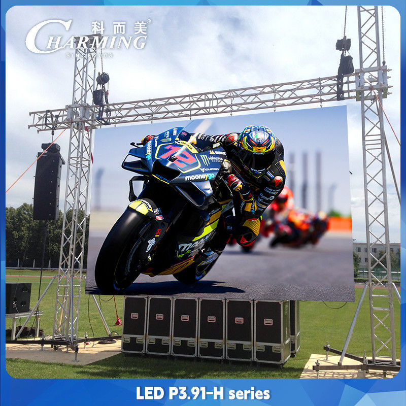 Sự kiện thuê lớn màn hình video LED chống nước IP65 màn hình hiển thị LED thương mại P3.91
