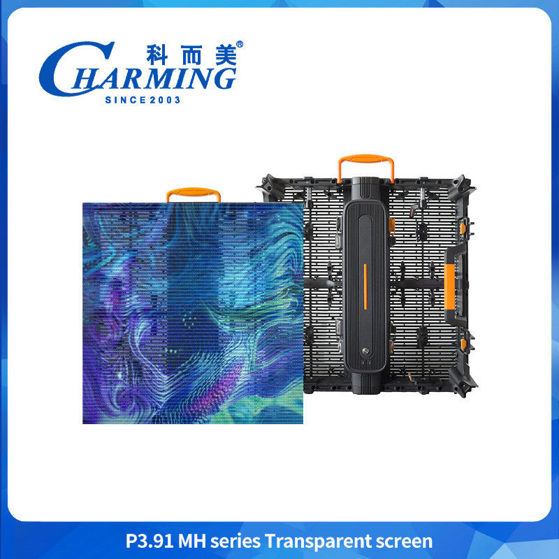 P3.91 -7.8 Màn hình hiển thị đèn LED trong suốt Màn hình dính trên màn hình hiển thị đèn LED cửa sổ thủy tinh