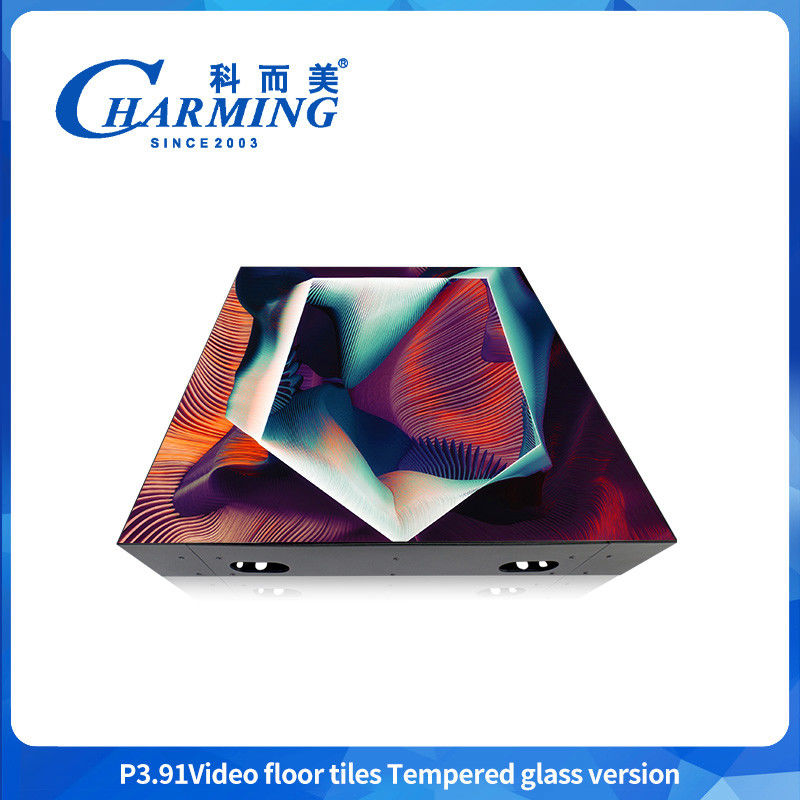 GOB Quá trìnhĐường nhảy thủy tinh được làm nóng P3.91 Công nghệ đóng gói nhanh sàn nhảy thủy tinh