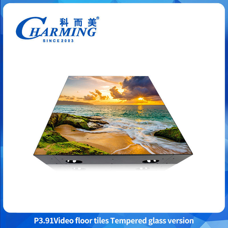 Bảo trì phía trước Vật liệu sắt + GOB Cover IP65 Không thấm nước HD sàn nhảy trong nhà Hiệu suất cao