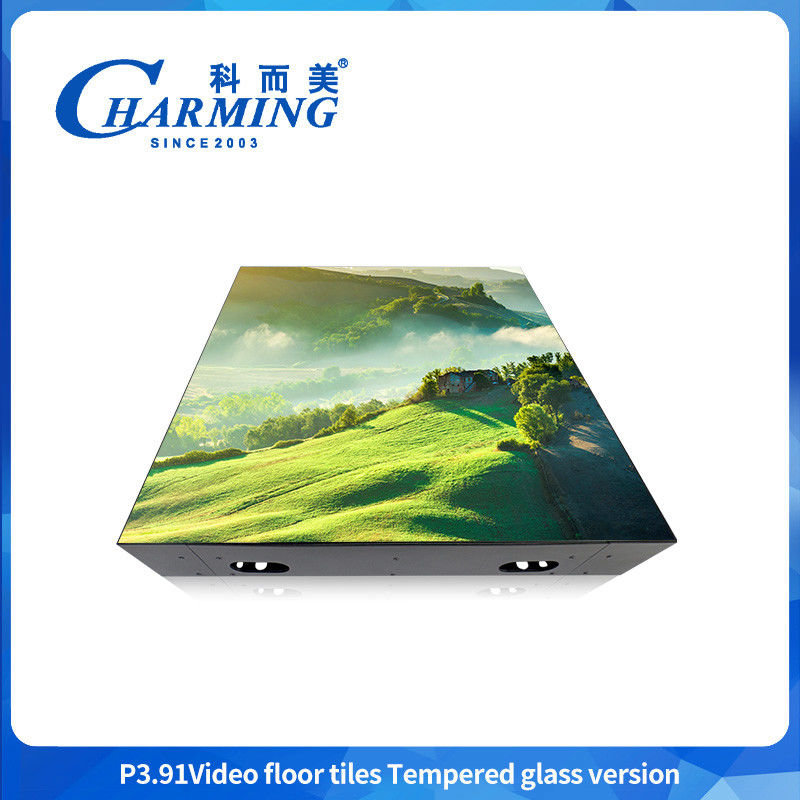 Sàn nhảy LED kỹ thuật số Đồ cầm kính nóng LED sàn nhảy Video sàn gạch trong quán bar Câu lạc bộ và triển lãm cho thuê