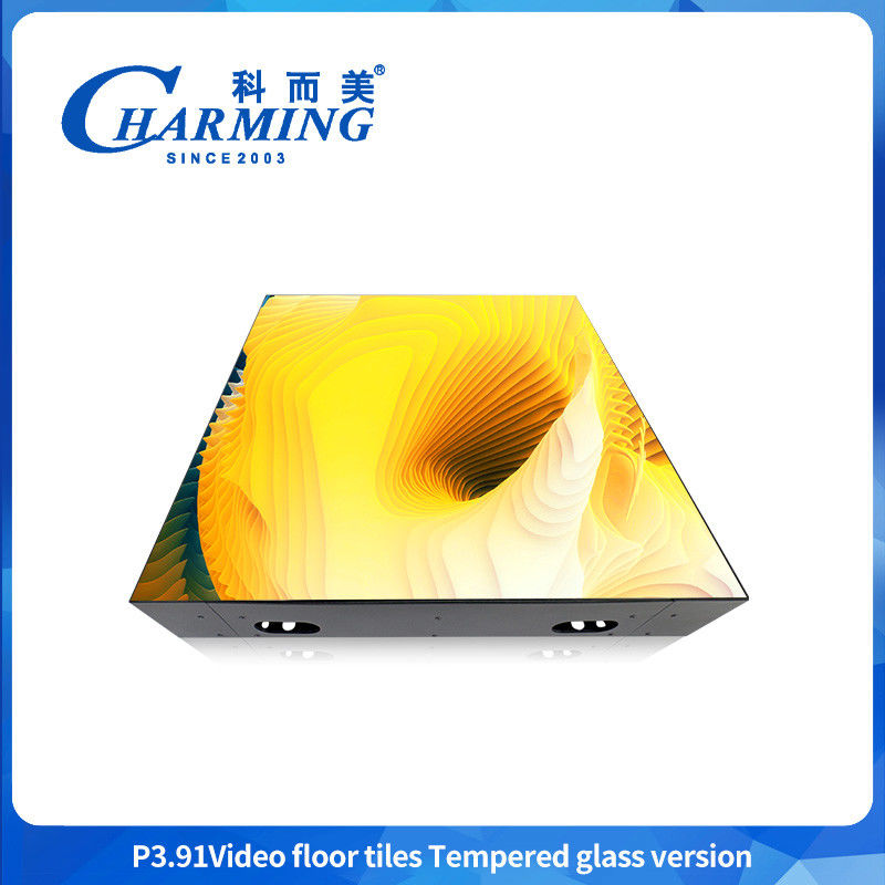 sàn nhảy P3.91 Viedo For Home Hotel Office GOB Led IP65 Không thấm nước sàn nhảy trong nhà cho sự kiện