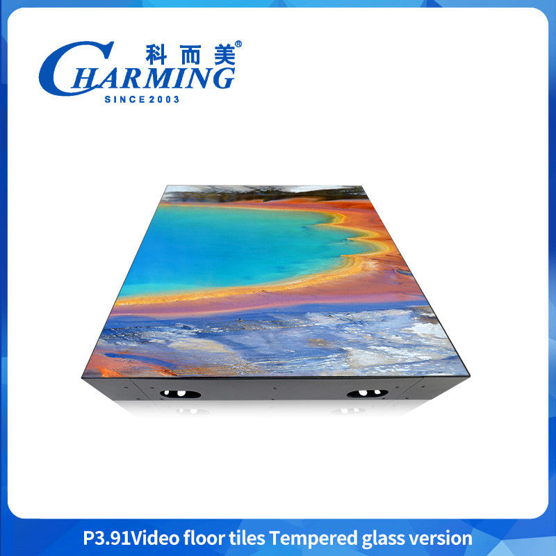 Phân hình sàn gạch chất lượng cao P3.91 pixel Màn hình sàn gạch cao chịu tải độ chống nước và chống ẩm Bảng hiển thị Phòng tiệc Cho thuê LED Video sàn nhảy
