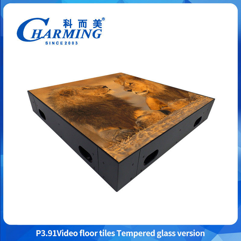 500X500Mm Trong nhà P3.9 Sân khấu tương tác Sàn nhảy tường video led Hiển thị màn hình gạch video cho các sự kiện quán bar Triển lãm thương mại