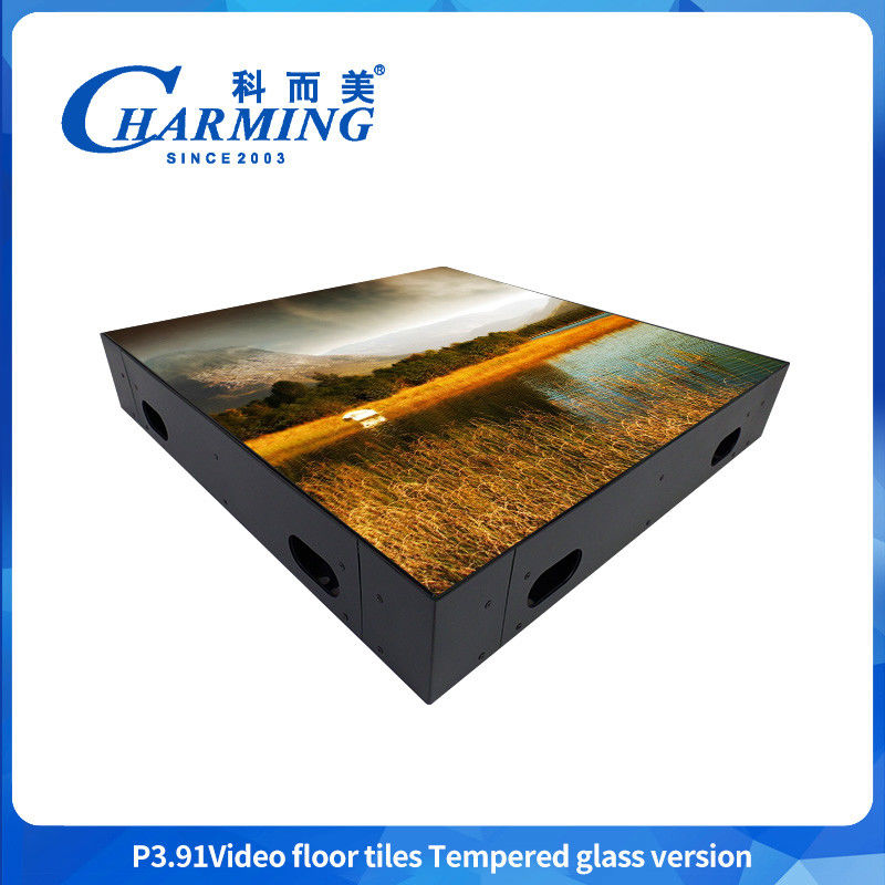 Sàn nhảy thủy tinh được làm nóng P3.91 sàn nhảy thủy tinh Bảo trì nhà ở nhanh chóng