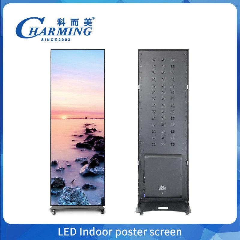Thiết kế mới P1.8 P2 P2.5 LED Video Poster Indoor Exhibition LED Mirror Poster quảng cáo màn hình hiển thị