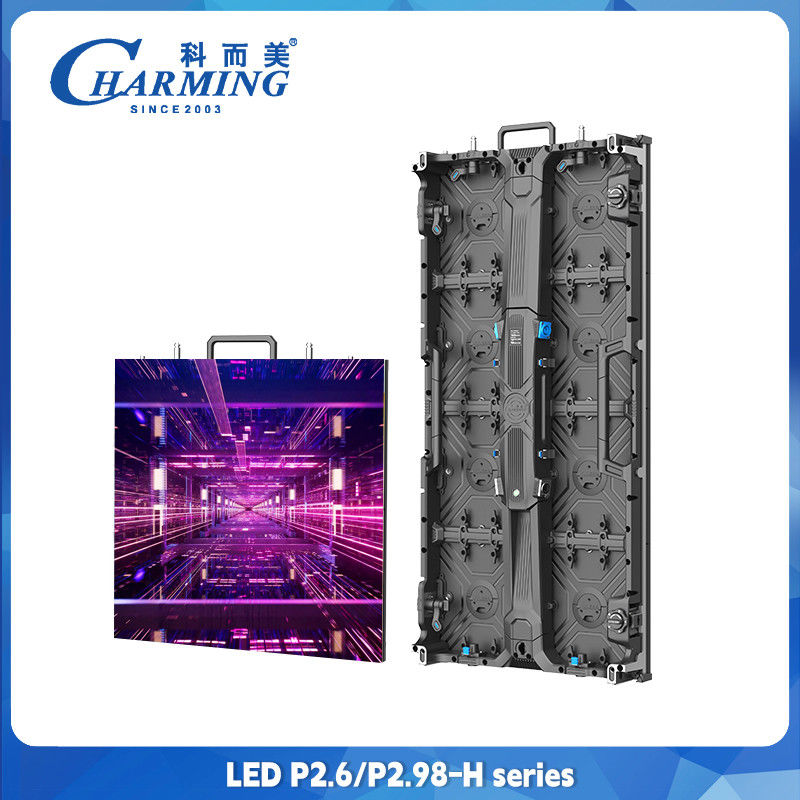Cho thuê màn hình LED trong nhà ngoài trời đầy màu LED tường P2.6 Led Video tường 500x500mm Die Cast Aluminium màn hình hiển thị