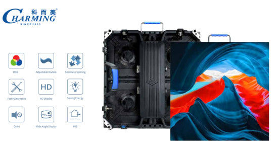 P3.91 màn hình LED ngoài trời với tỷ lệ làm mới cao, giao hàng nhanh, hiển thị video đầy màu sắc, tường LED cho thuê thương mại