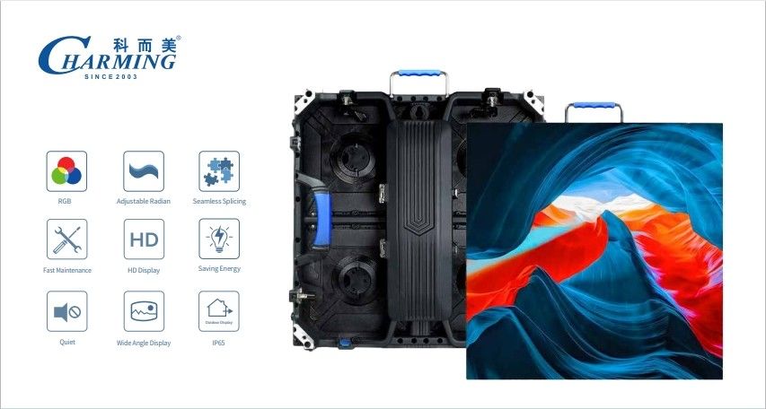 Màu rGB chất lượng cao 400W P2.6 Dòng Kaito-K Màn hình trong nhà góc nhìn siêu rộng 140 °