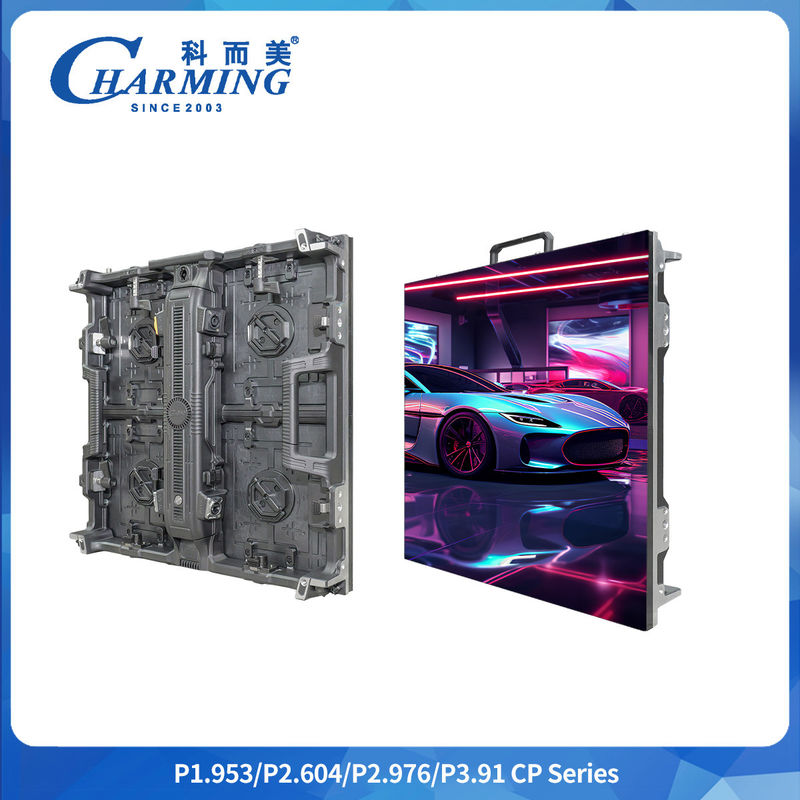Điều chỉnh radian P2.6/2.98/3.91 CP Series ngoài trời Không cần thay khóa LED Video Wall với cổng mạng sao lưu kép