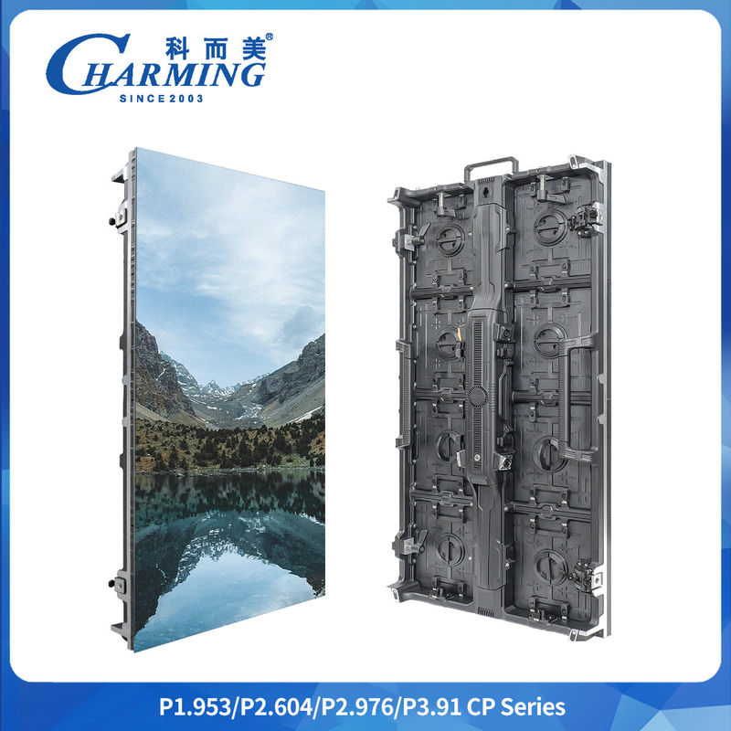 Cột góc phải P2.6/2.98/3.91 CP Series Outdoor LED Video Wall được nâng cấp thành một tay cầm mô-đun ẩn.