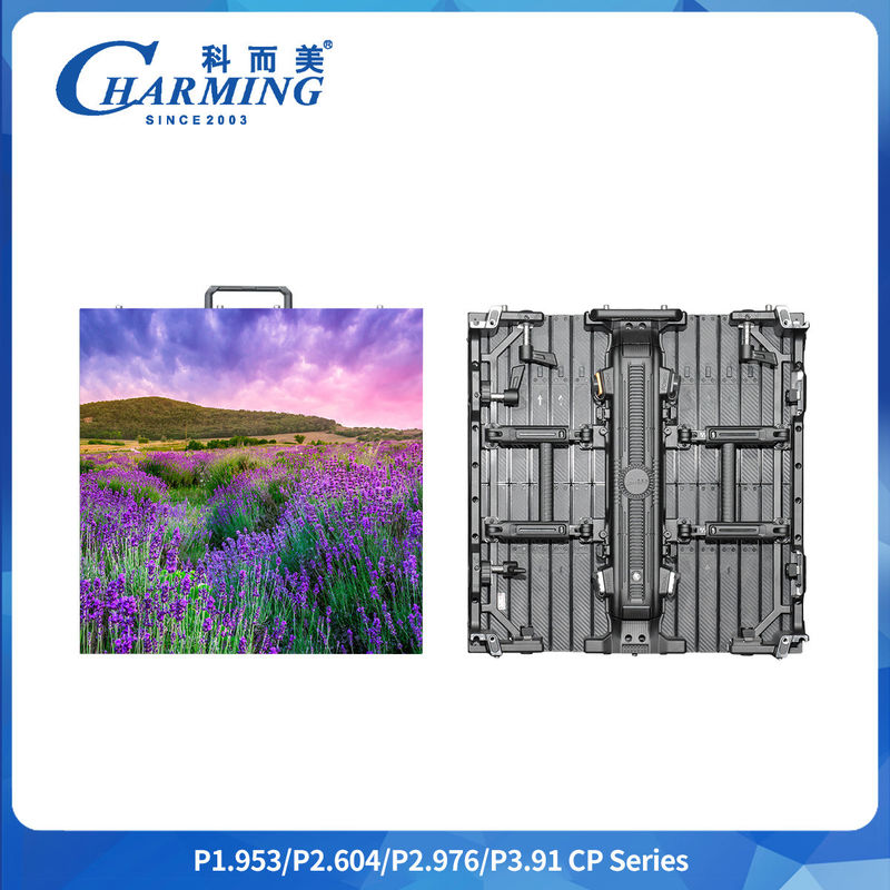 P2.6-3.91 Ứng dụng khung khung hỗ trợ 500*500/1000*84mm Bất kỳ hình dạng nào IP65 SMD1921 Màn hình thuê ngoài