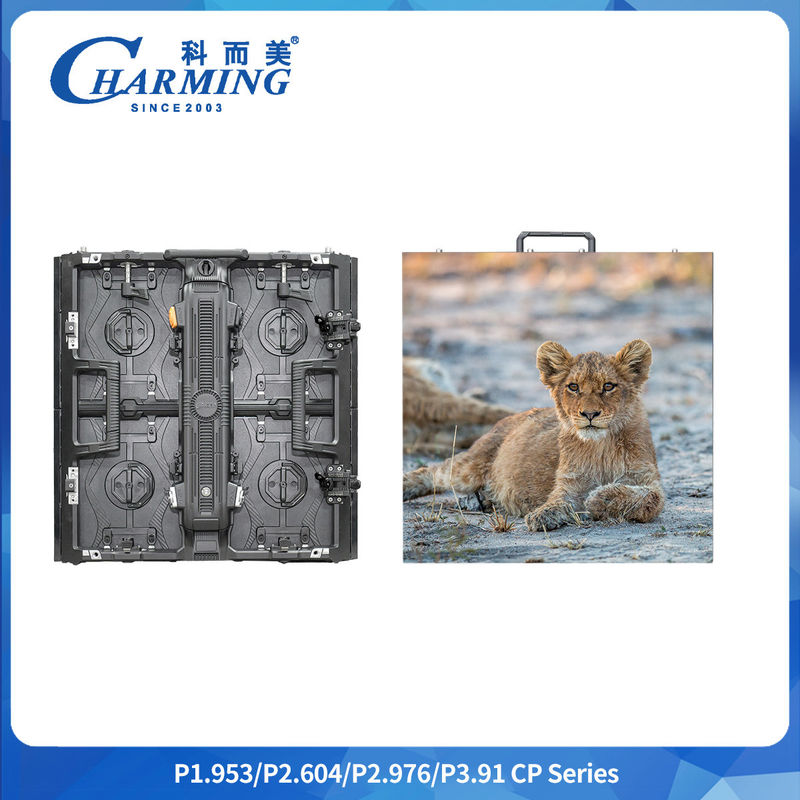 P2.6- P3.91 Màn hình đứng hỗ trợ trong nhà SMD2020 7680Hz Chất lượng hiển thị chất lượng cao quảng cáo LED linh hoạt Video tường quảng cáo thương mại